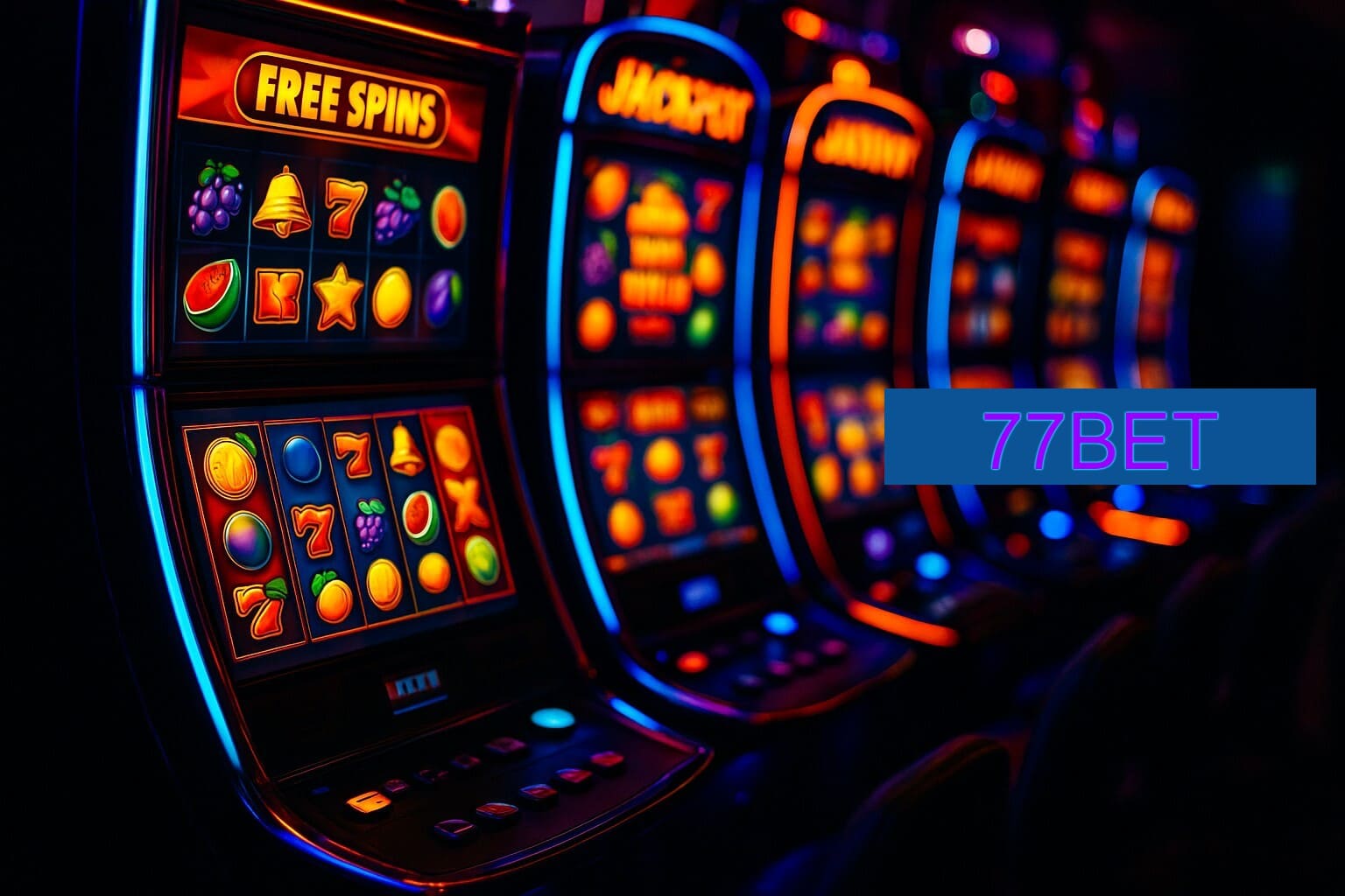 Diversos jogos de caça-níqueis